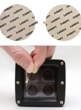 Lamin-X Porsche 957 Cayenne 2007-2010 Gunsmoke Fog Light Covers                                     - P110G - Image 5