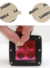 Lamin-X Porsche 958 Cayenne 2011-2014 Pink Fog Light Covers                                     - P115P - Image 4