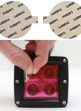 Lamin-X Porsche 981 Cayman 2014-2016 Pink Fog Light Covers                                     - P120P - Image 4