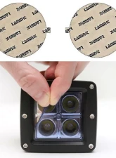 Lamin-X Porsche Macan 2015-2018 Blue Fog Light Covers                                     - P123B - Image 5