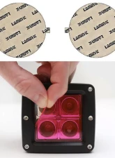 Lamin-X Porsche Macan 2015-2018 Pink Fog Light Covers                                     - P123P - Image 4