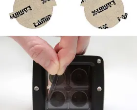 Lamin-X Pontiac G5 2007-2009 Gunsmoke Fog Light Covers