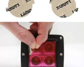 Lamin-X Pontiac G5 2007-2009 Pink Fog Light Covers