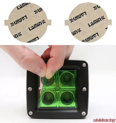 Lamin-X Pontiac G8 2008-2009 Green Fog Light Covers - PT107GR