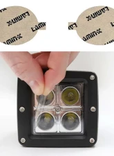 Lamin-X Subaru Legacy 2003-2004 Small Clear Fog Light Covers                                     - S104CL - Image 4