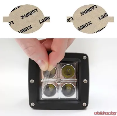 Lamin-X Subaru Legacy 2003-2004 Small Clear Fog Light Covers - S104CL