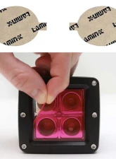 Lamin-X Subaru Legacy 2003-2004 Small Pink Fog Light Covers                                     - S104P - Image 4