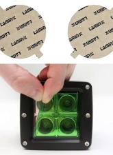 Lamin-X Subaru Legacy 2003-2004 Large Green Fog Light Covers                                     - S106GR - Image 5