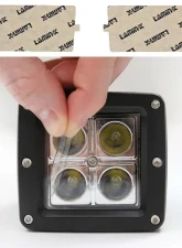 Lamin-X Saab 9-3 2003-2007 Clear Fog Light Covers                                     - SA102CL - Image 4