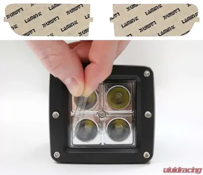 Lamin-X Saab 9-3 2003-2007 Clear Fog Light Covers - SA102CL