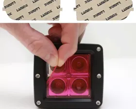 Lamin-X Saab 9-3 2003-2007 Pink Fog Light Covers