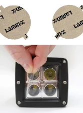 Lamin-X Saab 9-5 2006-2009 Clear Fog Light Covers                                     - SA105CL - Image 4