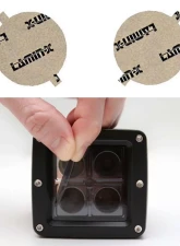 Lamin-X Saab 9-5 2006-2009 Gunsmoke Fog Light Covers                                     - SA105G - Image 5