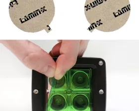 Lamin-X Saab 9-5 2006-2009 Green Fog Light Covers