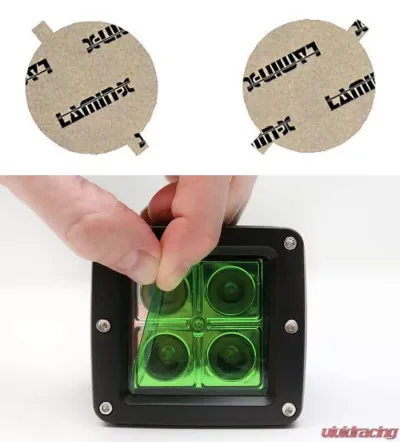 Lamin-X Saab 9-5 2006-2009 Green Fog Light Covers - SA105GR