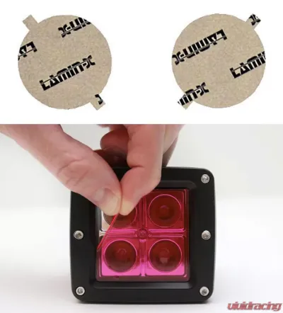 Lamin-X Saab 9-5 2006-2009 Pink Fog Light Covers - SA105P