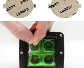 Lamin-X Smart Fortwo 2008-2015 Green Fog Light Covers