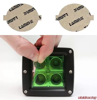 Lamin-X Smart Fortwo 2008-2015 Green Fog Light Covers - SM101GR