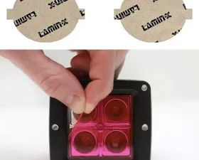 Lamin-X Smart Fortwo 2008-2015 Pink Fog Light Covers