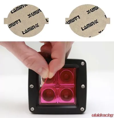 Lamin-X Smart Fortwo 2008-2015 Pink Fog Light Covers - SM101P