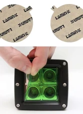 Lamin-X Toyota Tundra 2007-2009 Green Fog Light Covers                                     - T118GR - Image 5