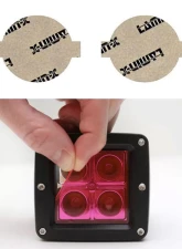 Lamin-X Toyota Tacoma 2012-2015 Pink Fog Light Covers                                     - T136P - Image 4