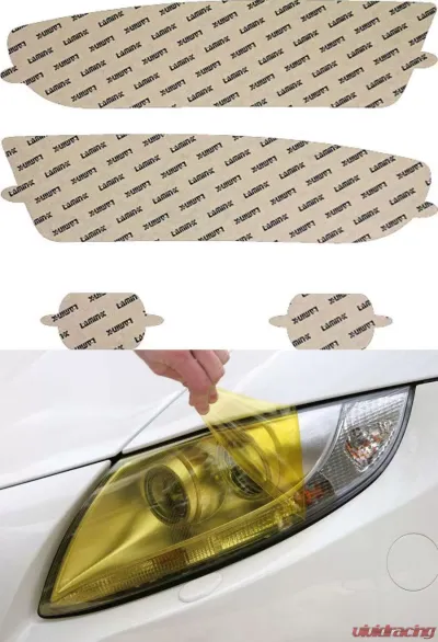 Lamin-X Audi S4 B5 1999-2002 Yellow Headlight Covers - A003Y
