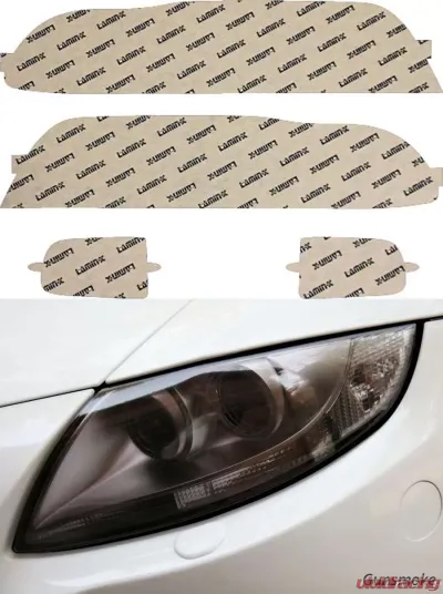 Lamin-X BMW 5-Series 1997-2000 Gunsmoke Headlight Covers - B004-1G