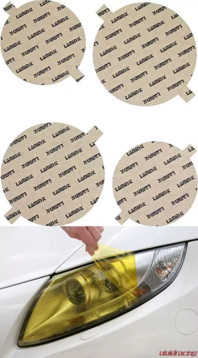 Lamin-X BMW 5-Series 1982-1988 Yellow Headlight Covers - B034Y