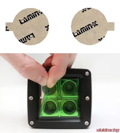 Lamin-X Volvo C70 1999-2006 Green Fog Light Covers - V101GR