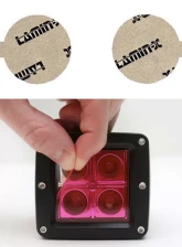 Lamin-X Volvo C70 1999-2006 Pink Fog Light Covers                                     - V101P - Image 4