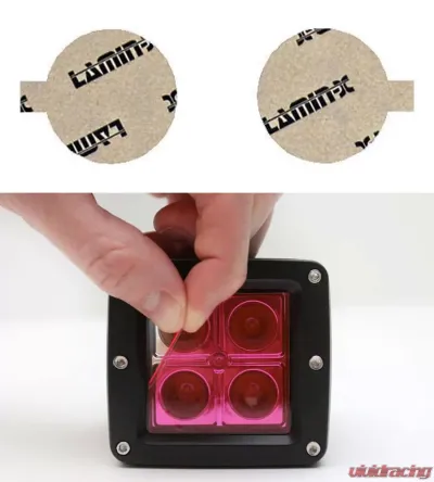 Lamin-X Volvo C70 1999-2006 Pink Fog Light Covers - V101P