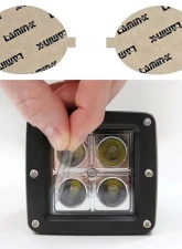 Lamin-X Volvo S60 2003-2009 Clear Fog Light Covers                                     - V103CL - Image 4