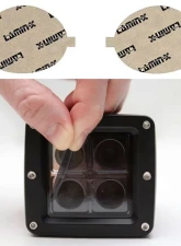 Lamin-X Volvo S60 2003-2009 Gunsmoke Fog Light Covers                                     - V103G - Image 5