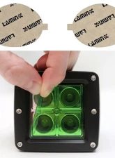 Lamin-X Volvo S60 2003-2009 Green Fog Light Covers                                     - V103GR - Image 5