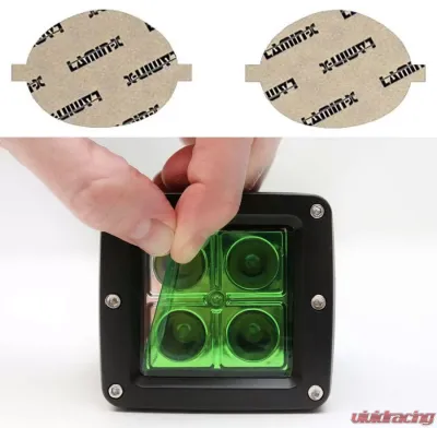 Lamin-X Volvo S60 2003-2009 Green Fog Light Covers - V103GR