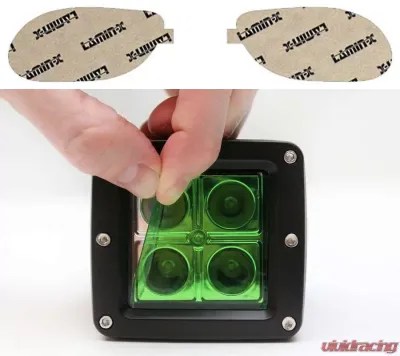 Lamin-X Volvo S80 1999-2006 Green Fog Light Covers - V104GR
