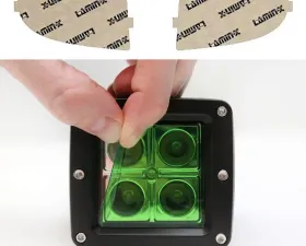 Lamin-X Volvo V40 2001-2004 Green Fog Light Covers
