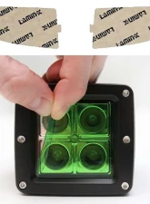 Lamin-X Volvo V40 2001-2004 Green Fog Light Covers                                     - V105GR - Image 5