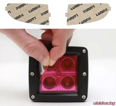 Lamin-X Volvo V40 2001-2004 Pink Fog Light Covers - V105P