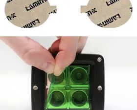 Lamin-X Volvo V50 2004-2011 Green Fog Light Covers