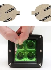 Lamin-X Volvo V50 2004-2011 Green Fog Light Covers                                     - V110GR - Image 5