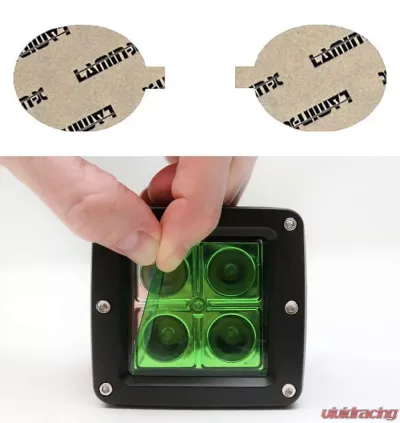 Lamin-X Volvo V50 2004-2011 Green Fog Light Covers - V110GR