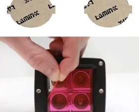Lamin-X Volvo C70 2007-2010 Pink Fog Light Covers