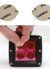 Lamin-X Volvo C70 2007-2010 Pink Fog Light Covers                                     - V113P - Image 4