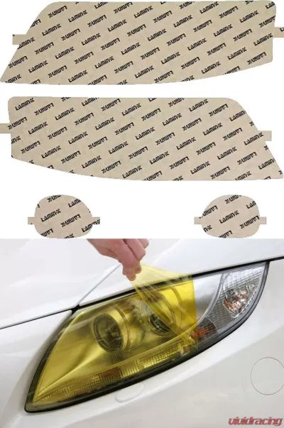 Lamin-X Audi Allroad 2001-2006 Yellow Headlight Covers - A005Y