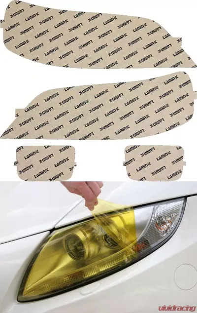 Lamin-X Acura RL 2002-2004 Yellow Headlight Covers - AC404Y