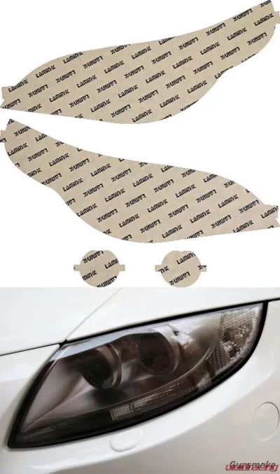 Lamin-X BMW 5-Series 2004-2007 Gunsmoke Headlight Covers - B017G