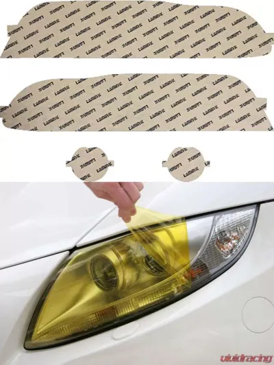 Lamin-X BMW 5-Series 2001-2003 Yellow Headlight Covers - B028Y