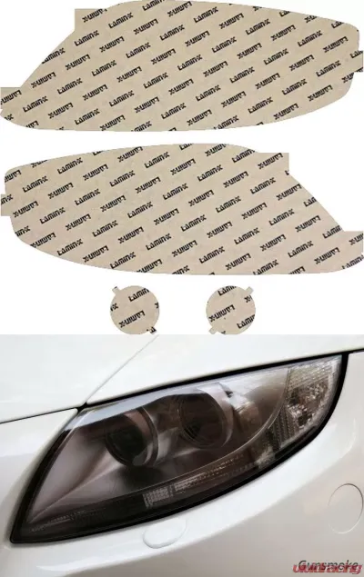 Lamin-X Hyundai Tiburon 2003-2006 Gunsmoke Headlight Covers - HY001G